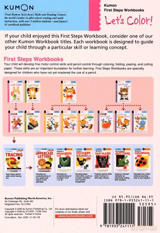 Let's Color (Kumon First Steps Workbooks) (Kumon Workbooks) - Kumon [KSIĄŻKA]