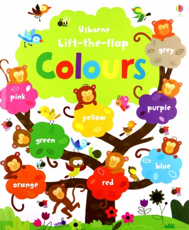 Lift the Flap Colours Book (Usborne Lift-the-Flap-Books): 1 (Young Lift-the-flap) - Felicity Brooks [KSIĄŻKA]