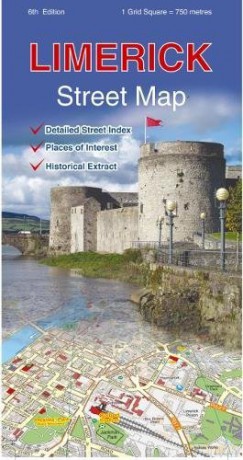 Limerick (Irish Street Map) - Ordnance Survey Ireland [KSIĄŻKA]