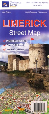 Limerick (Irish Street Map) - Ordnance Survey Ireland [KSIĄŻKA]