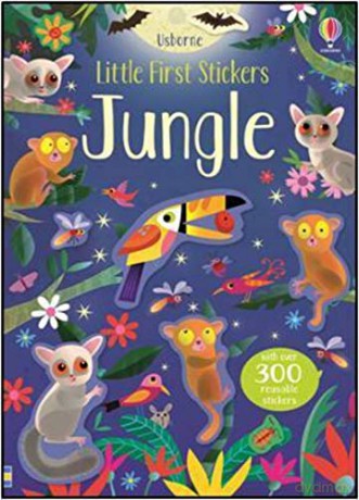 Little First Stickers Jungle - Kirsteen Robson [KSIĄŻKA]