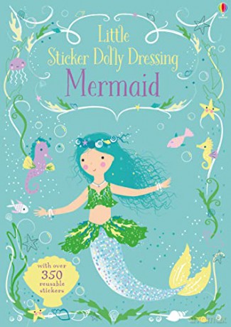 Little Sticker Dolly Dressing Mermaid: 1 - Fiona Watt [KSIĄŻKA]
