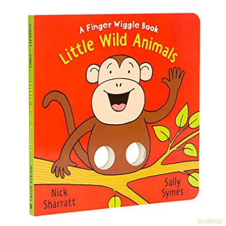 Little Wild Animals: A Finger Wiggle Book (Finger Wiggle Books) - Sally Symes [KSIĄŻKA]