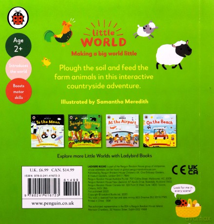 Little World: On the Farm: A push-and-pull adventure - Samantha Meredith [KSIĄŻKA]