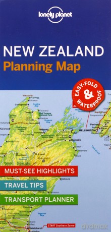 Lonely Planet New Zealand Planning Map - Lonely Planet [KSIĄŻKA]