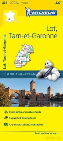 Lot, Tarn-et-Garonne - Michelin Local Map 337: Map (Michelin Local Maps, 337) - Michelin [KSIĄŻKA]