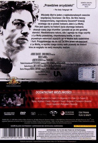Wściekły byk (polski lektor) [DVD]