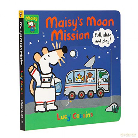 Maisy's Moon Mission: Pull, Slide and Play! - Lucy Cousins [KSIĄŻKA]