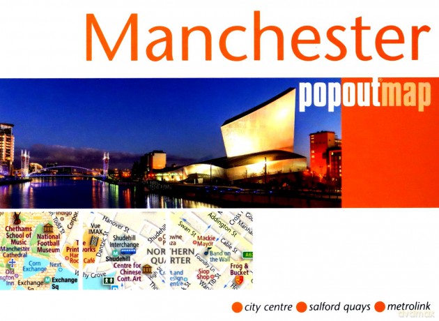 Manchester PopOut Map (PopOut Maps) - PopOut Maps [KSIĄŻKA]