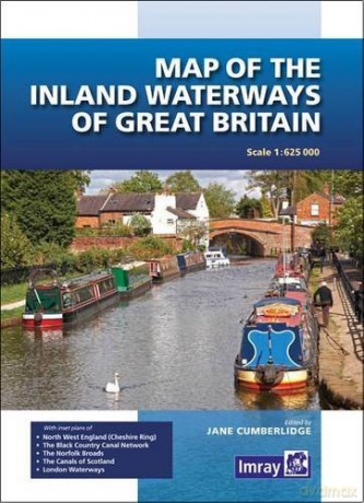Map of the Inland Waterways of Great Britain - Jane Cumberlidge [KSIĄŻKA]