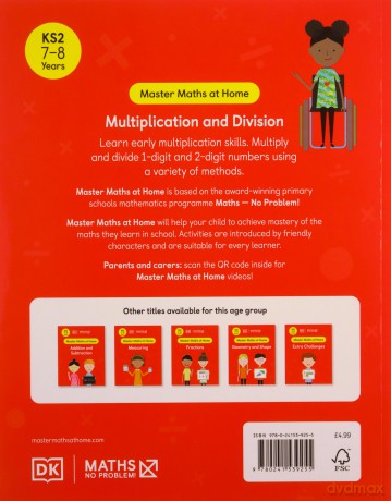 Maths - No Problem! Collection of 6 Workbooks, Ages 7-8 (Key Stage 2) (Master Maths At Home) - Maths - No Problem! [KSIĄŻKA]