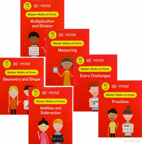 Maths - No Problem! Collection of 6 Workbooks, Ages 7-8 (Key Stage 2) (Master Maths At Home) - Maths - No Problem! [KSIĄŻKA]