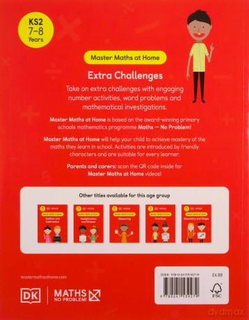 Maths - No Problem! Collection of 6 Workbooks, Ages 7-8 (Key Stage 2) (Master Maths At Home) - Maths - No Problem! [KSIĄŻKA]