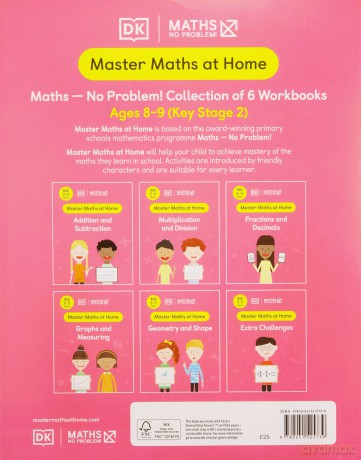 Maths - No Problem! Collection of 6 Workbooks, Ages 8-9 (Key Stage 2) (Master Maths At Home) - Maths - No Problem! [KSIĄŻKA]