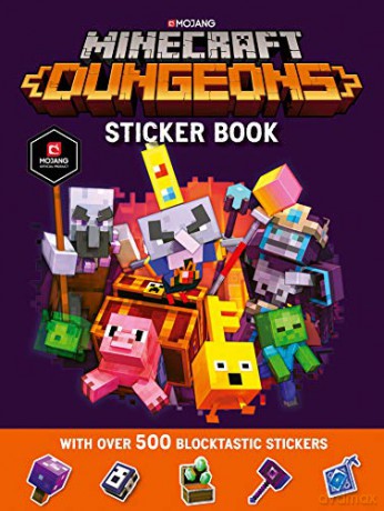 Minecraft Dungeons Sticker Book - Mojang [KSIĄŻKA]