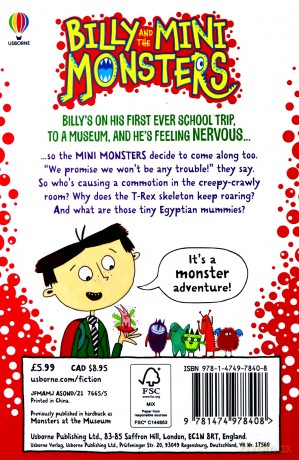 Monsters on a School Trip (Billy and the Mini Monsters): 1 - Zanna Davidson [KSIĄŻKA]