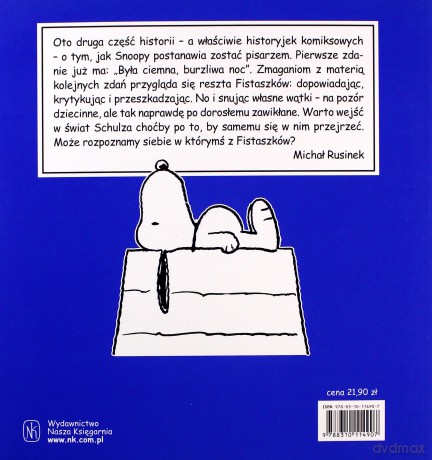 Snoopy Była Ciemna Burzliwa Noc Cz.2 - Charles M.Schulz [KSIĄŻKA]