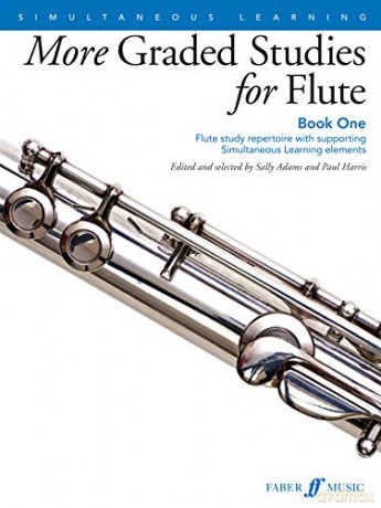 More Graded Studies for Flute Book 1: Flute Study Repertoire with Supporting Simultaneous Learning Elements - Paul Harris [KSIĄŻKA]