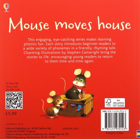 Mouse Moves House (Phonics Readers): 1 - Russell Punter [KSIĄŻKA]