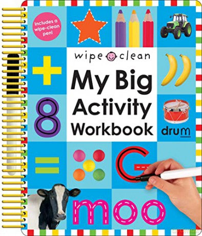 My Big Activity Work Book [With Free Wipe-Clean Pen] - Roger Priddy [KSIĄŻKA]