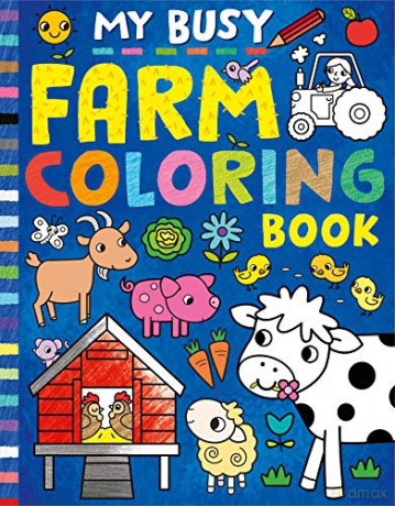 My Busy Farm Coloring Book - Tiger Tales [KSIĄŻKA]