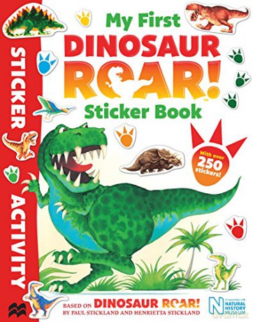 My First Dinosaur Roar! Sticker Book - Henrietta Stickland [KSIĄŻKA]