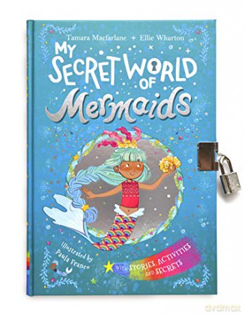 My Secret World of Mermaids: lockable story and activity book - Ellie Wharton [KSIĄŻKA]