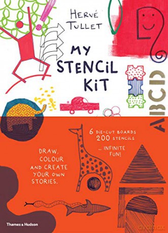 My Stencil Kit: Draw, colour and create your own stories - Hervé Tullet [KSIĄŻKA]