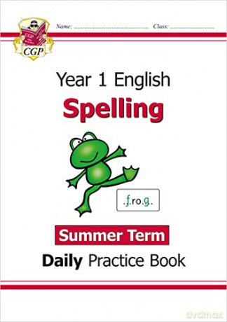 New KS1 Spelling Daily Practice Book: Year 1 - Summer Term (CGP KS1 English) [KSIĄŻKA]
