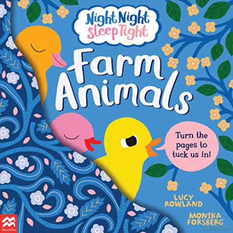 Night Night Sleep Tight: Farm Animals (Night Night Sleep Tight, 1) - Lucy Rowland [KSIĄŻKA]