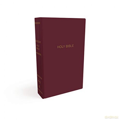 NKJV, Gift and Award Bible, Leather-Look, Burgundy, Red Letter Edition: Holy Bible, New King James Version - Thomas Nelson [KSIĄŻKA]