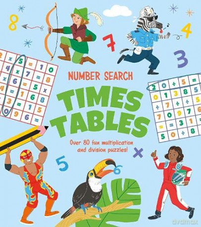 Number Search: Times Tables: Over 80 Fun Multiplication and Division Puzzles! - Annabel Savery [KSIĄŻKA]