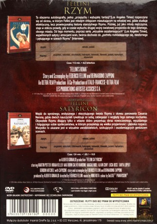 Fellini: Rzym / Satyricon [BOX] [2DVD]