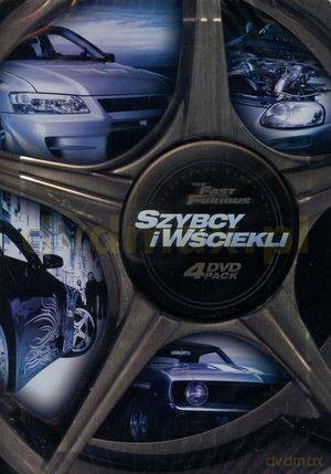 Szybcy i wściekli / Za szybcy za wściekli / Szybcy i wściekli: Tokio Drift / Szybko i wściekle Quadrilogy BOX (steelbook) [4DVD]