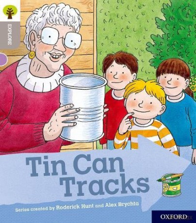 Oxford Reading Tree Explore with Biff, Chip and Kipper: Oxford Level 1: Tin Can Tracks - Roderick Hunt [KSIĄŻKA]