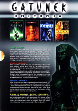 Gatunek / Gatunek 2 / Gatunek 3 / Gatunek 4: Przebudzenie BOX [4DVD]