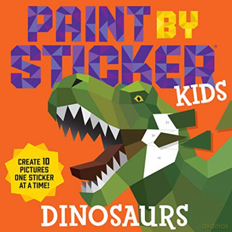 Paint by Sticker Kids: Dinosaurs: Create 10 Pictures One Sticker at a Time! - Workman Publishing [KSIĄŻKA]