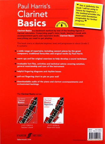 Paul Harris: Clarinet Basics Pupil's books (with CD) Paperback - 2007 - Harris P. [KSIĄŻKA]