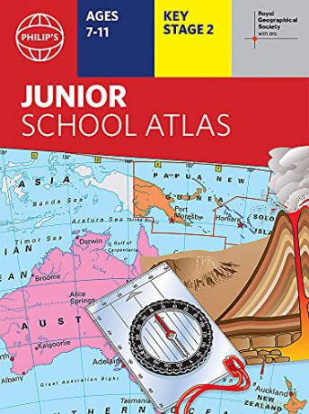 Philip's RGS Junior School Atlas (Philip's World Atlas) - Philip's Maps [KSIĄŻKA]