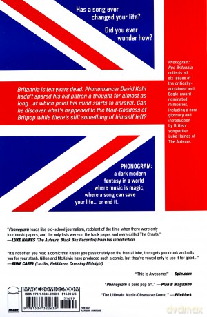 Phonogram, Vol. 1: Rue Britannia (Full Color Edition) (Phonogram, 1) - Kieron Gillen [KSIĄŻKA]