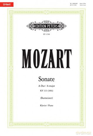 Piano Sonata A major K331 (300i) (Piano Solo): Neuausgabe nach dem neu aufgefundenen Teilautograph - Wolfgang Amadeus Mozart [KSIĄŻKA]