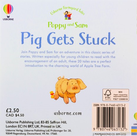 Pig Gets Stuck (Mini Farmyard Tales) - Heather Amery [KSIĄŻKA]