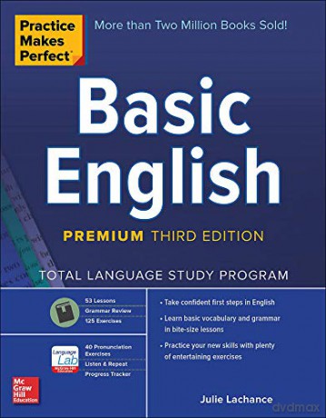 Practice Makes Perfect: Basic English, Premium Third Edition (NTC REFERENCE) - Julie Lachance [KSIĄŻKA]
