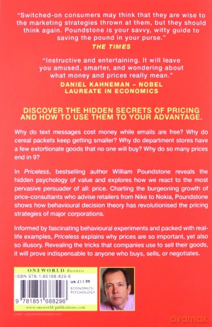 Priceless: The Hidden Psychology Of Value - William Poundstone [KSIĄŻKA]