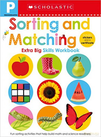 Sorting and Matching Pre-K Workbook: Scholastic Early Learners (Extra Big Skills Workbook) - Scholastic Early Learners [KSIĄŻKA]