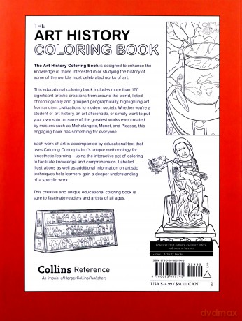 The Art History Coloring Book (Coloring Concepts) - Coloring Concepts Inc. [KSIĄŻKA]