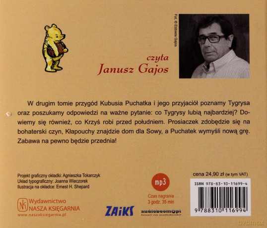Chatka Puchatka (twarda) - Alan Alexander Milne [AUDIOBOOK] [CD-MP3]