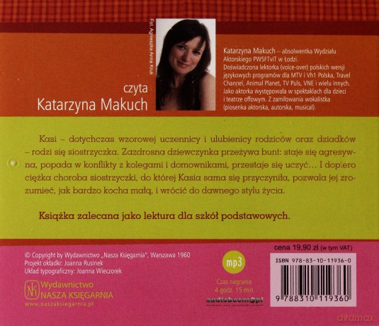 Oto Jest Kasia (twarda) - Mira Jaworczakowa [AUDIOBOOK] [CD]