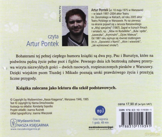 Puc Bursztyn I Goście (twarda) - Jan Grabowski [AUDIOBOOK] [CD]