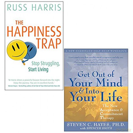 The Happiness Trap, Get Out of Your Mind and into Your Life 2 Books Collection Set - Dr. Russ Harris [KSIĄŻKA]